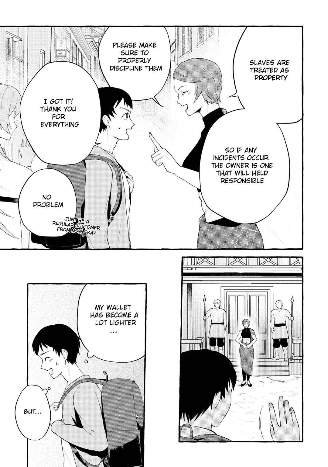 Page 13 Chapter 2.1 Isekai Chikyuu kan de Kojin Boueki Shite Mita