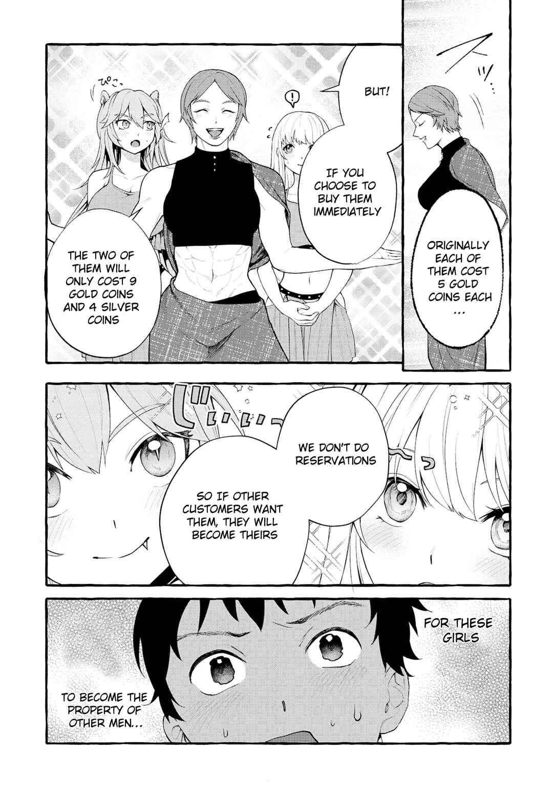 Page 9 Chapter 2.1 Isekai Chikyuu kan de Kojin Boueki Shite Mita
