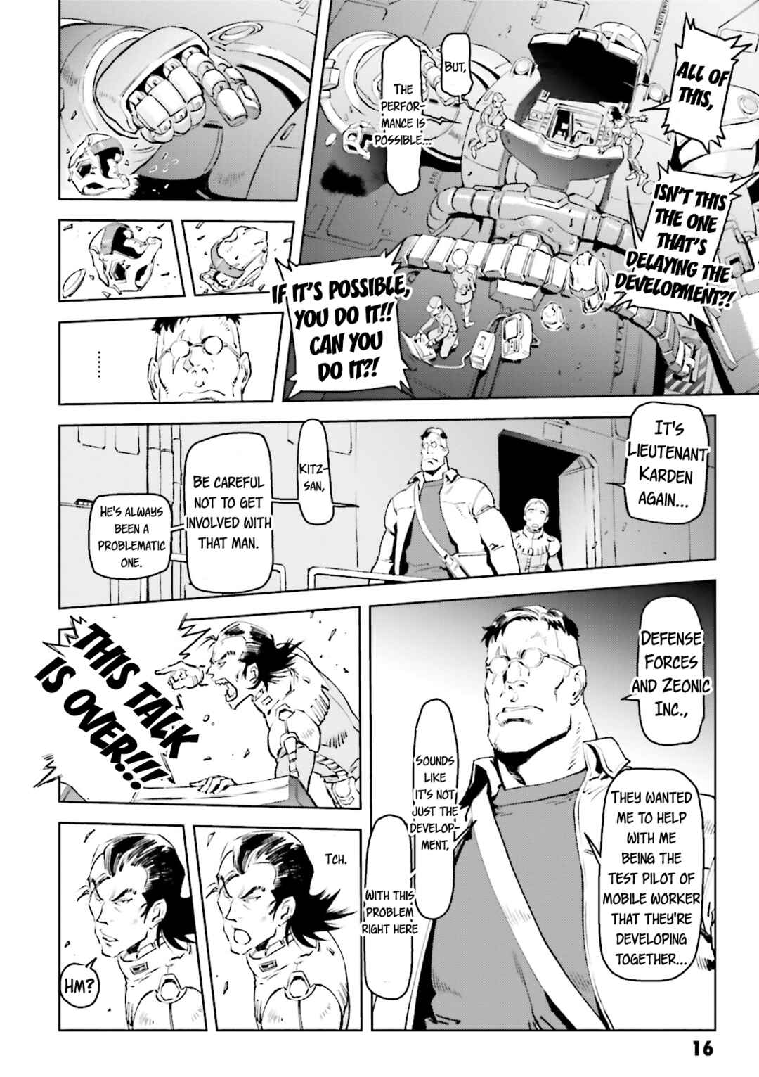 Page 16 Chapter 6 Mobile Suit Gundam - The Origin MSD: Cucuruz Doan’s Island