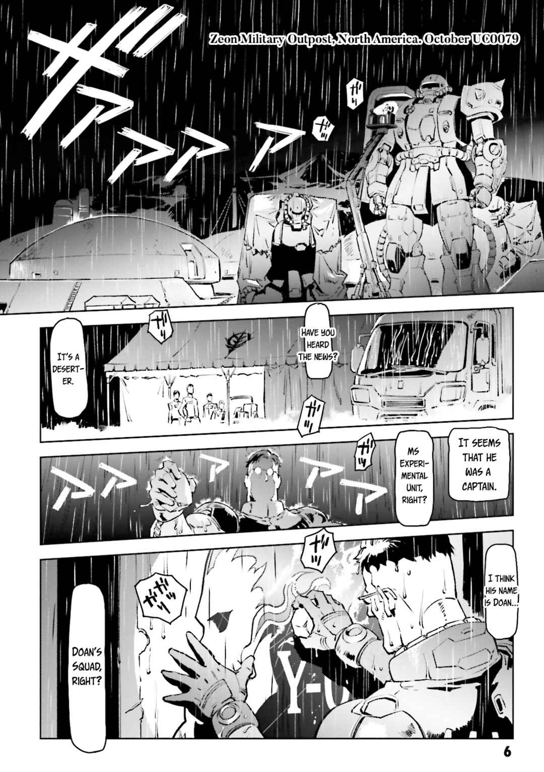 Page 6 Chapter 6 Mobile Suit Gundam - The Origin MSD: Cucuruz Doan’s Island