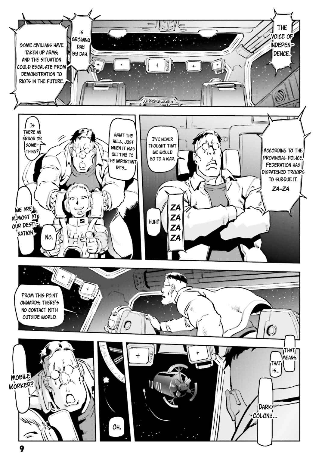 Page 9 Chapter 6 Mobile Suit Gundam - The Origin MSD: Cucuruz Doan’s Island