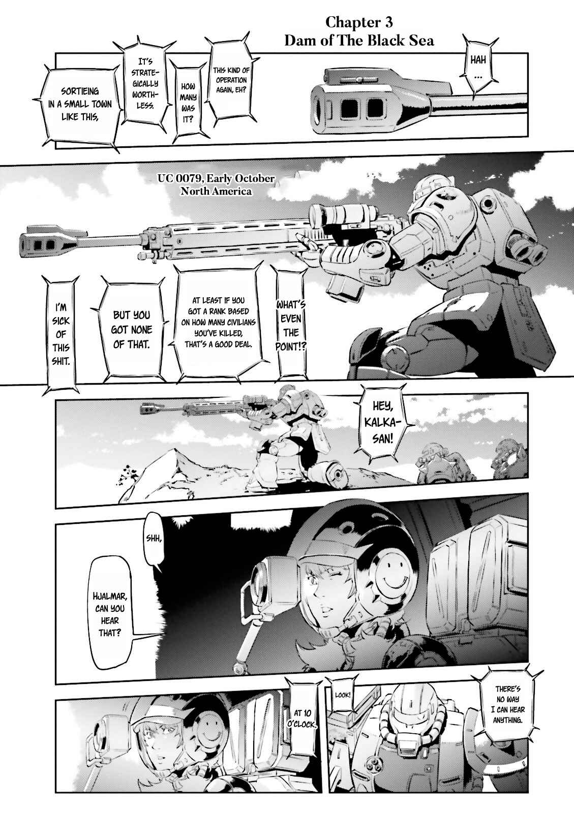 Page 1 Chapter 3 Mobile Suit Gundam - The Origin MSD: Cucuruz Doan’s Island