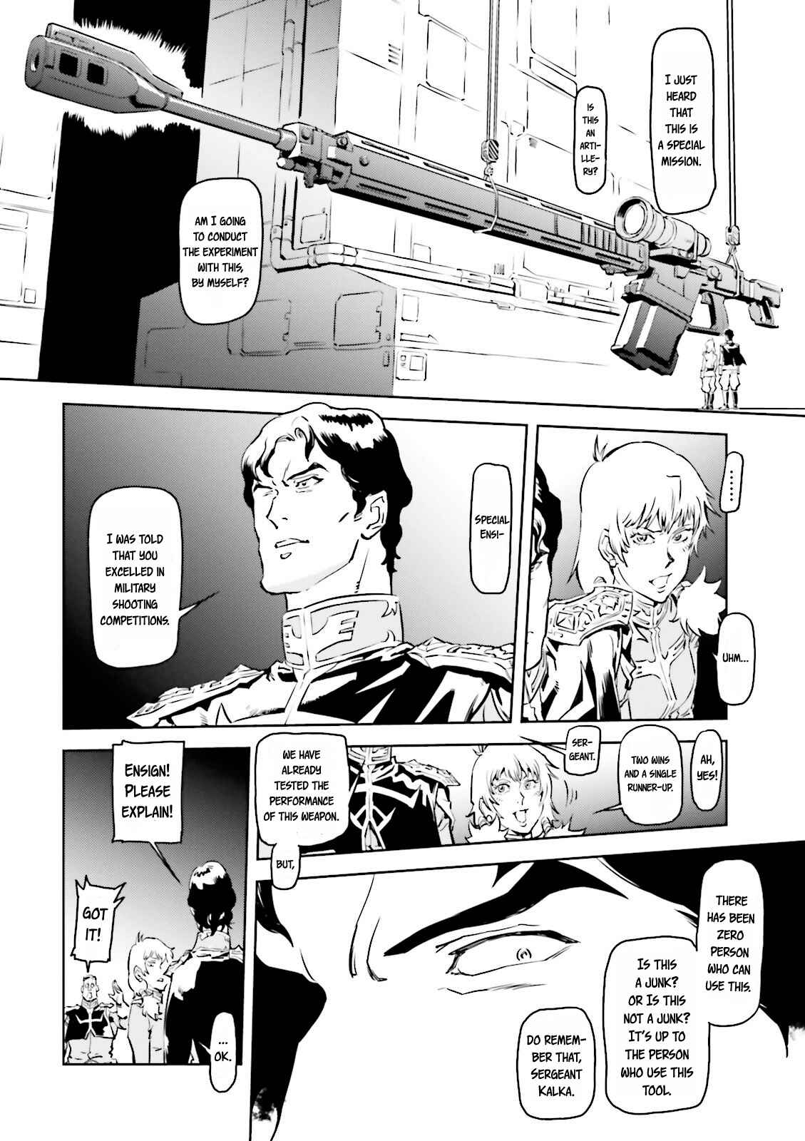 Page 19 Chapter 3 Mobile Suit Gundam - The Origin MSD: Cucuruz Doan’s Island