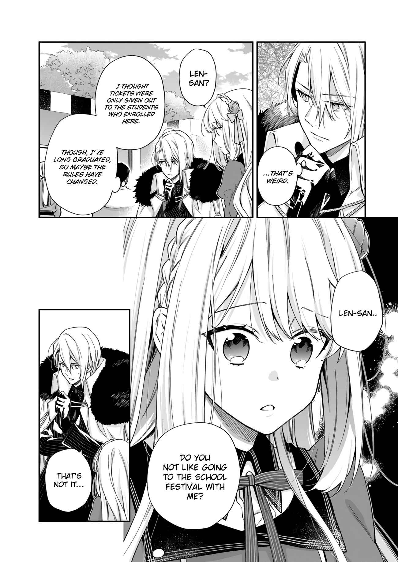 Page 4 Chapter 7 Akuyaku Reijou wa Kiraware Kizoku ni Koi wo suru
