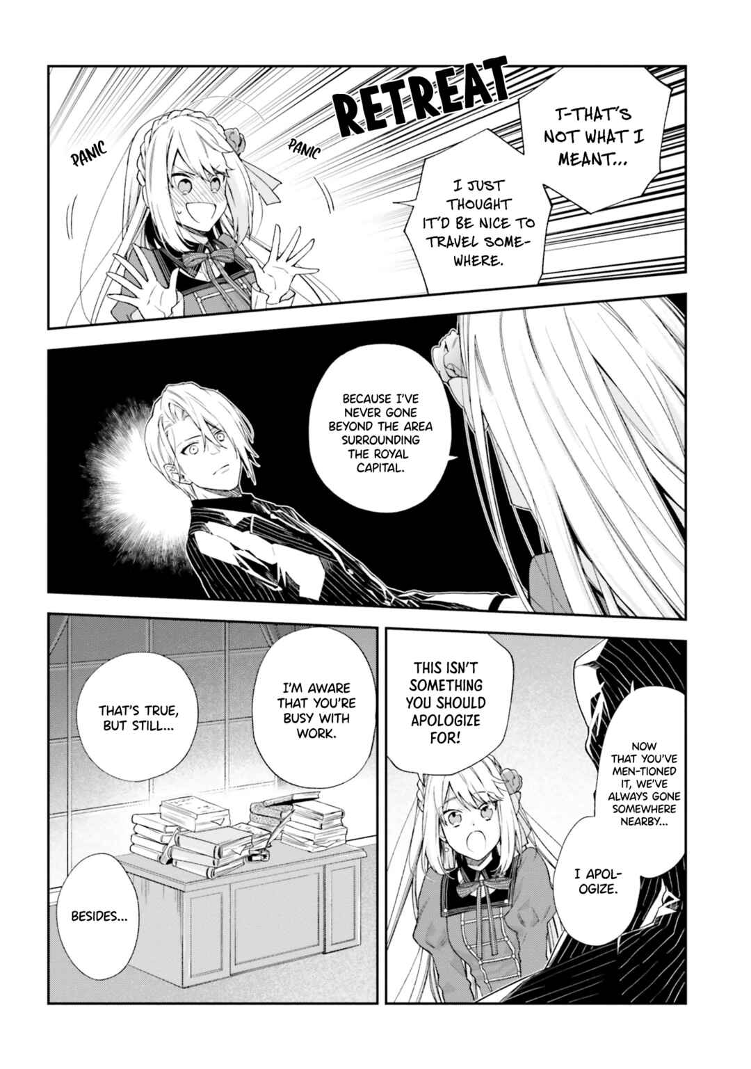 Page 8 Chapter 9 Akuyaku Reijou wa Kiraware Kizoku ni Koi wo suru