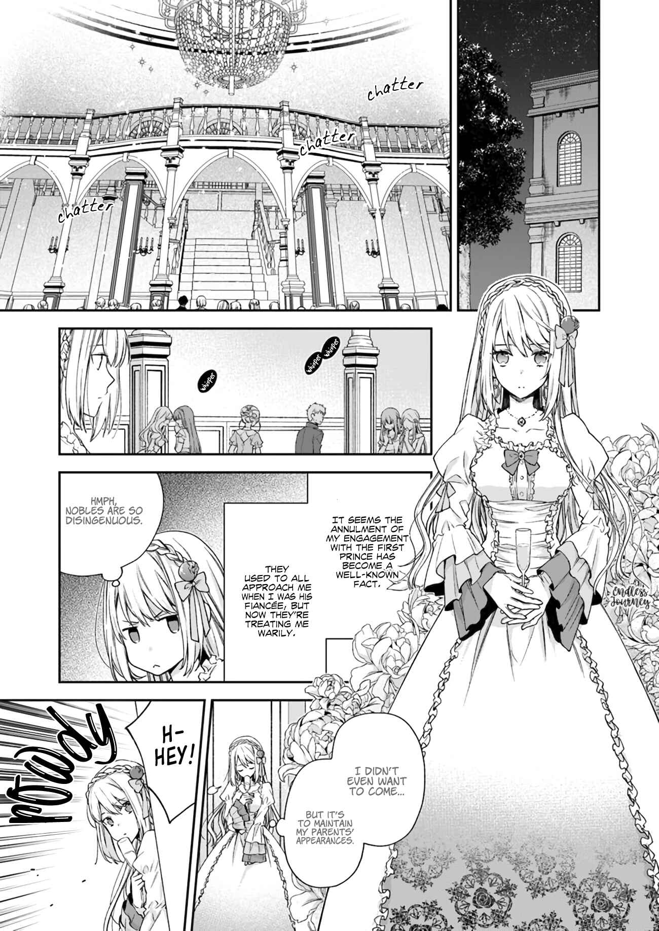 Page 6 Chapter 1.4 Akuyaku Reijou wa Kiraware Kizoku ni Koi wo suru