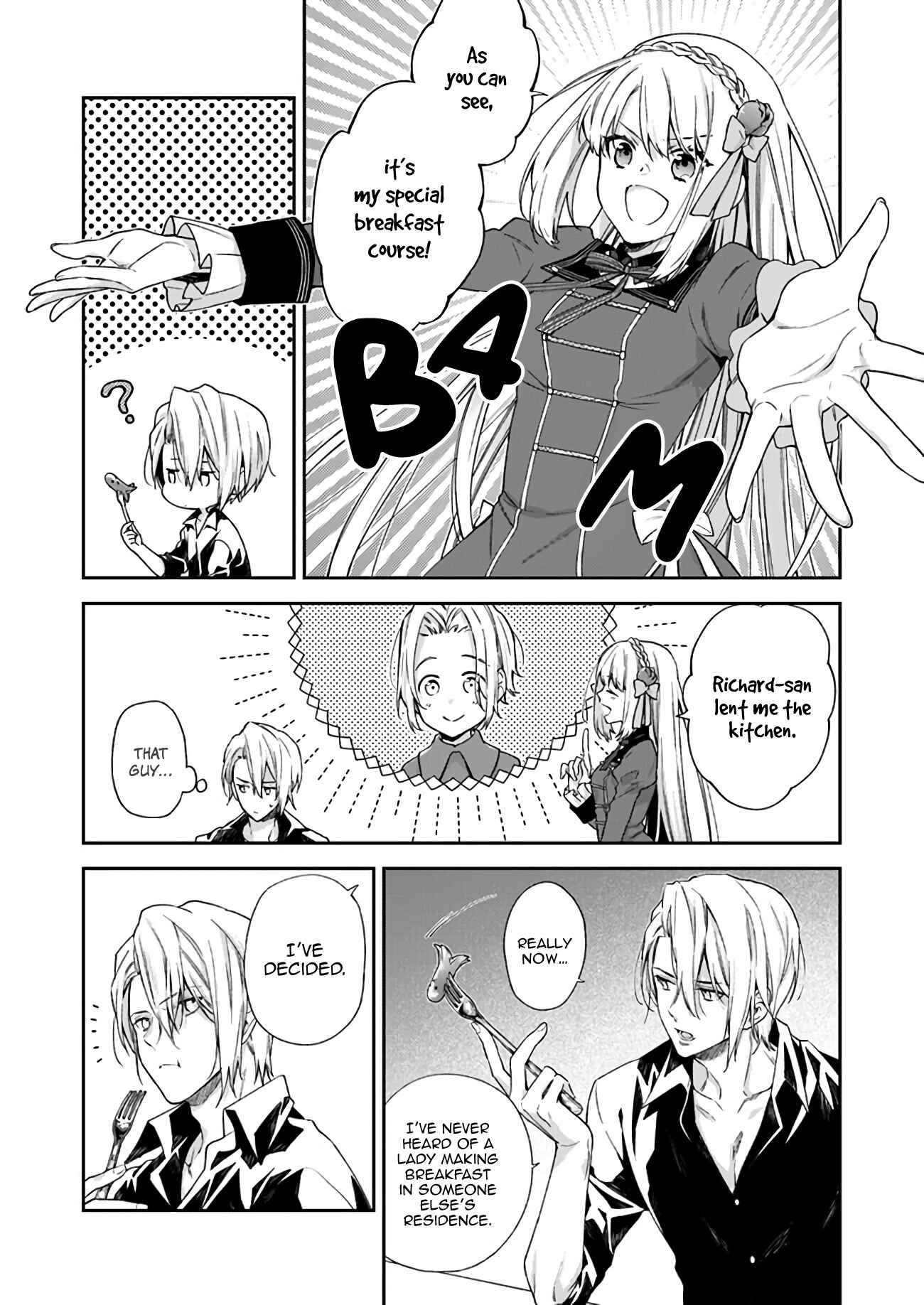 Page 4 Chapter 5 Akuyaku Reijou wa Kiraware Kizoku ni Koi wo suru