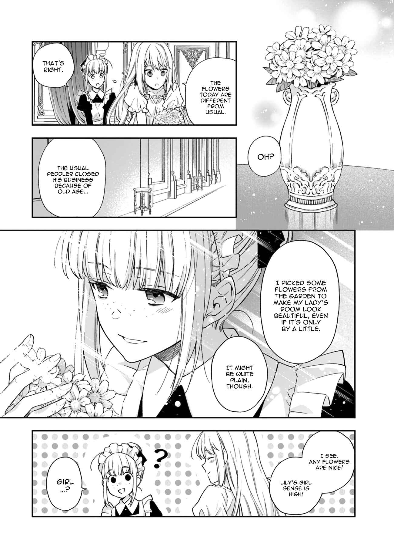 Page 9 Chapter 2 Akuyaku Reijou wa Kiraware Kizoku ni Koi wo suru