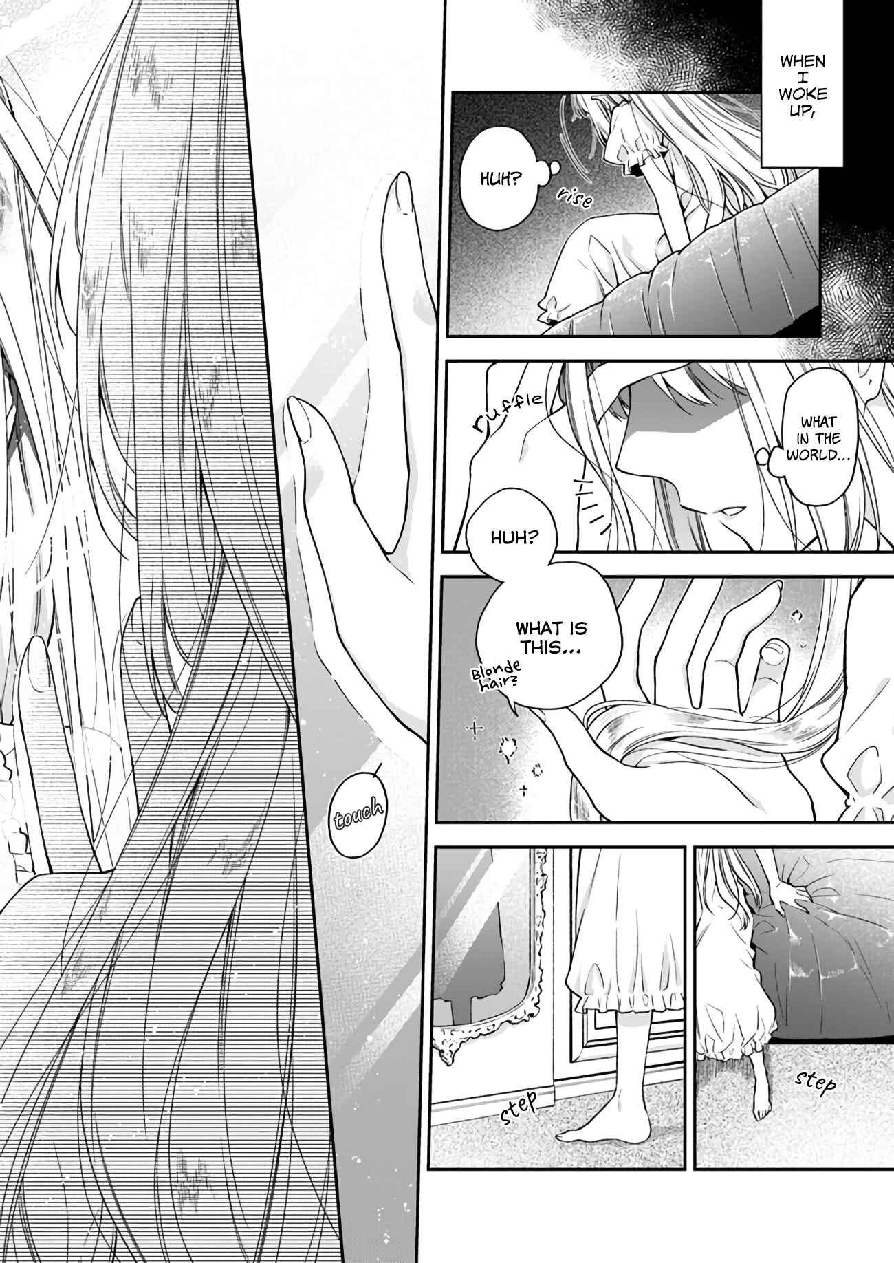 Page 6 Chapter 1.1 Akuyaku Reijou wa Kiraware Kizoku ni Koi wo suru