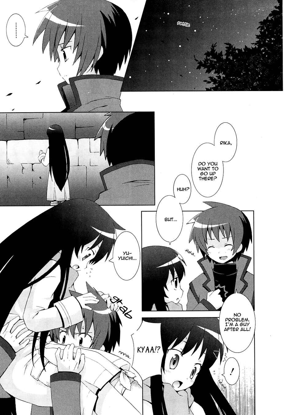 Page 10 Chapter 5 Hanbun no Tsuki ga Noboru Sora