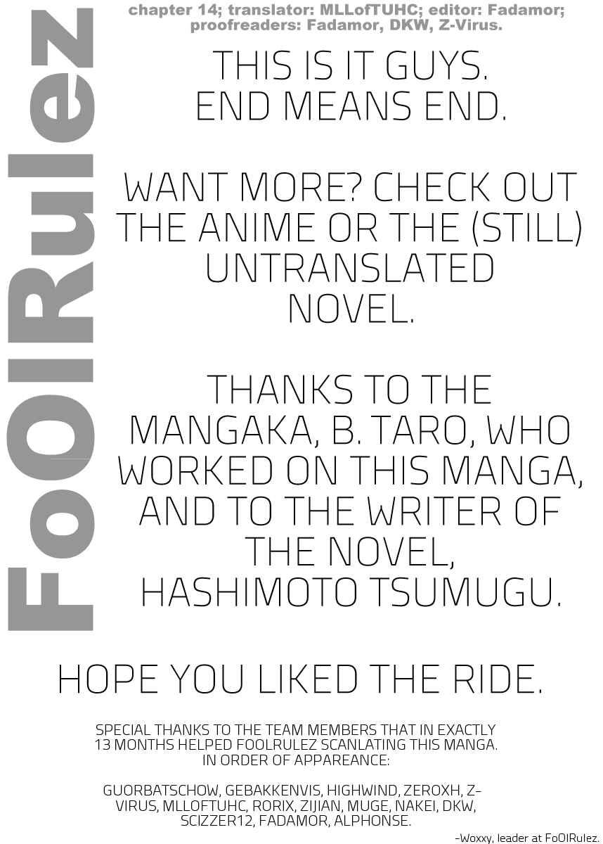Page 15 Chapter 14 Hanbun no Tsuki ga Noboru Sora