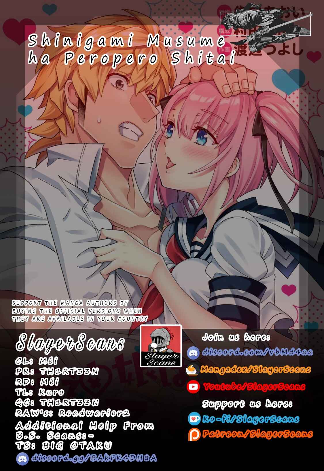 Page 1 Chapter 2 Shinigami Musume ha Peropero Shitai