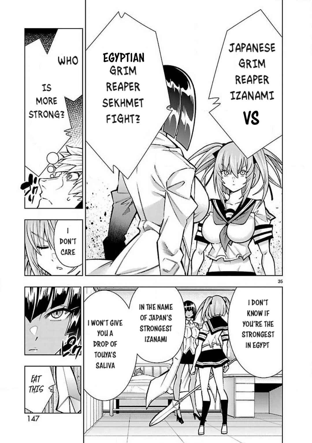 Page 34 Chapter 4 Shinigami Musume ha Peropero Shitai