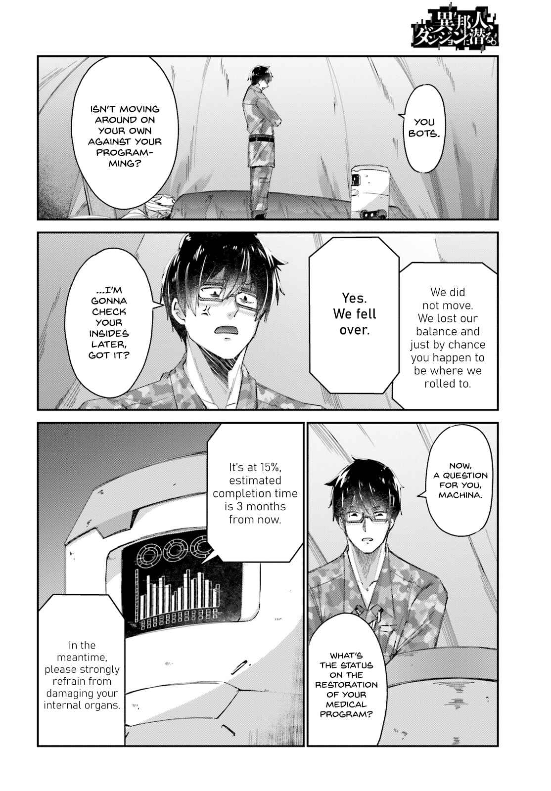 Page 8 Chapter 7 Ihoujin, Dungeon ni Moguru