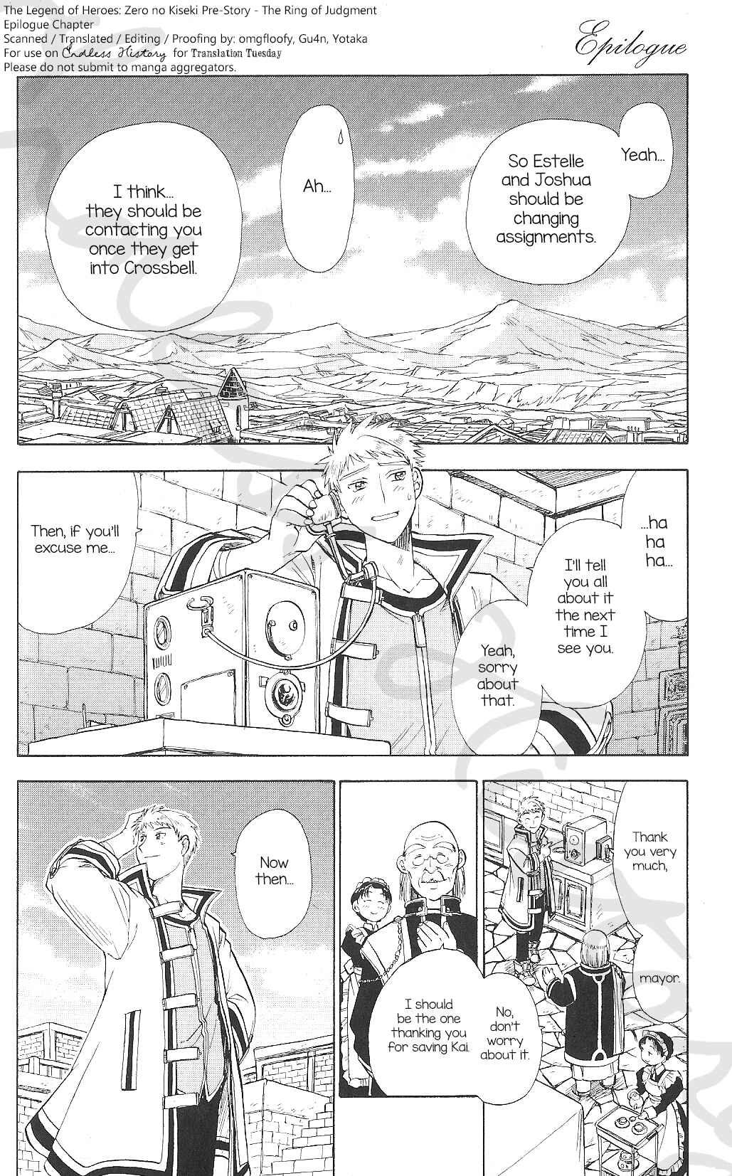 Page 1 Chapter 5 Eiyuu Densetsu - Rei no Kiseki Prestory: Shinpan no Yubiwa