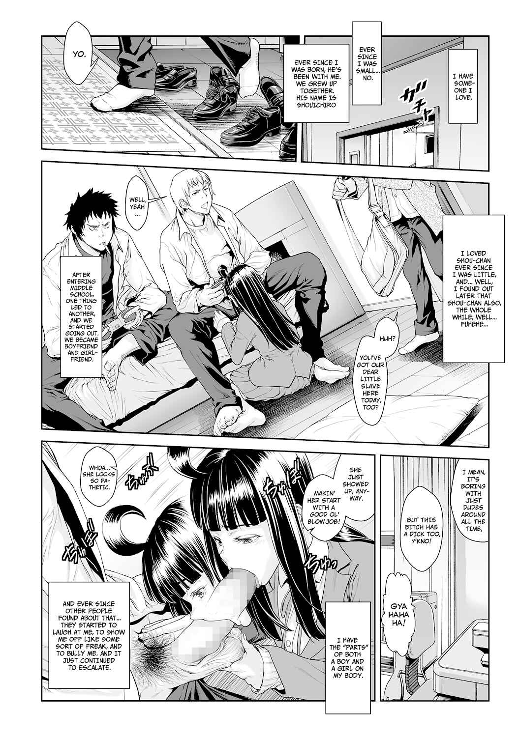 Page 3 Chapter 9 «Dickgirl!», The Bullying Story