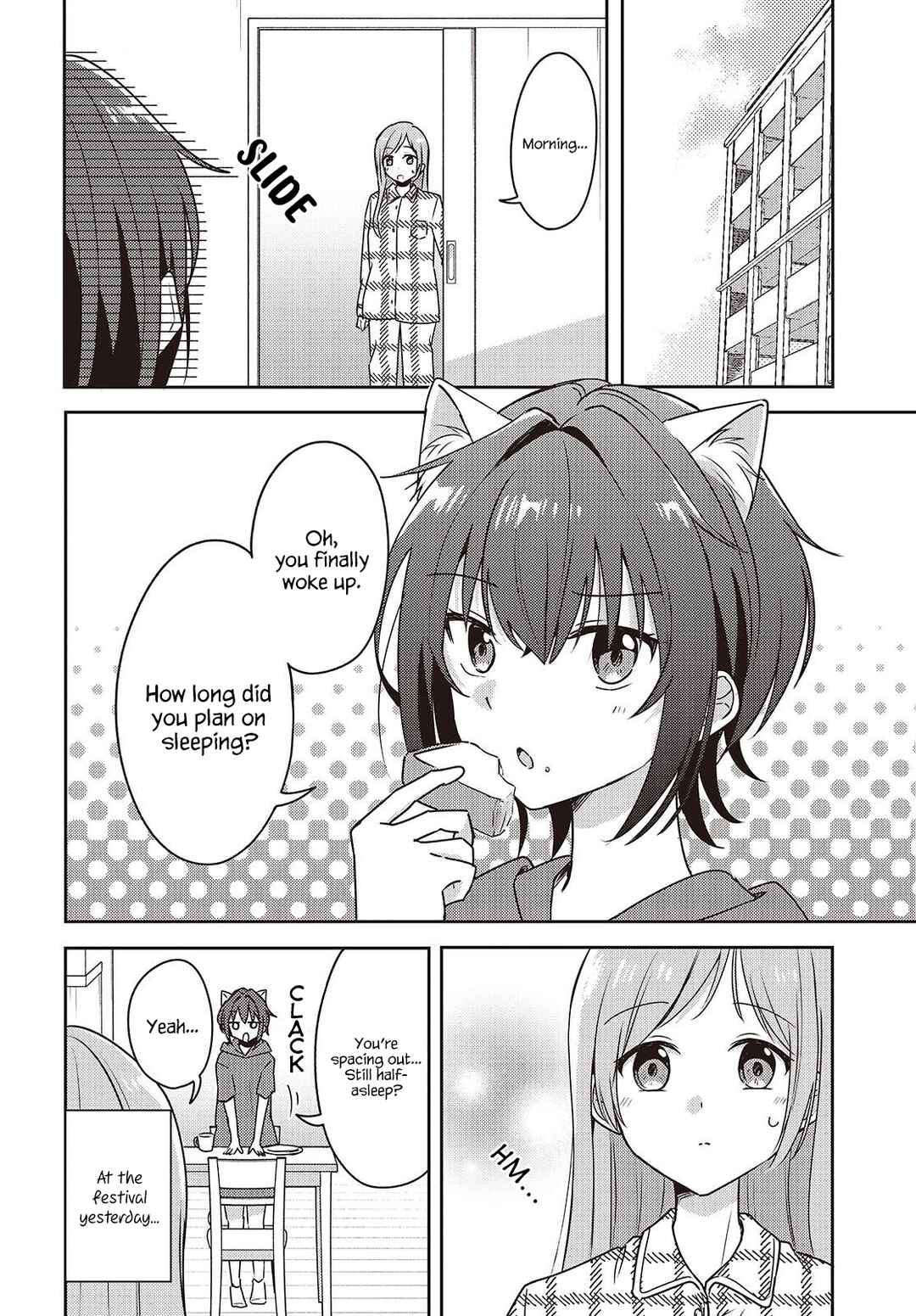 Page 4 Chapter 9 Osananajimi wa, Nyaa to Naite Skirt no Naka