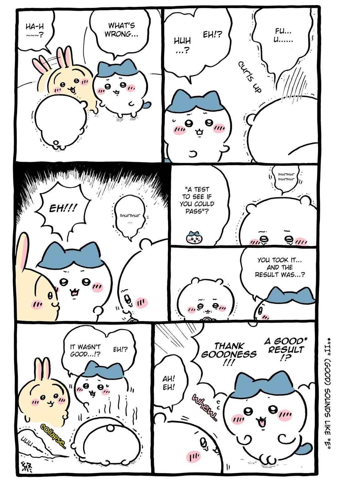 Page 1 Chapter 1024 Chiikawa: Nanka Chiisakute Kawaii Yatsu (Webcomic Pages)