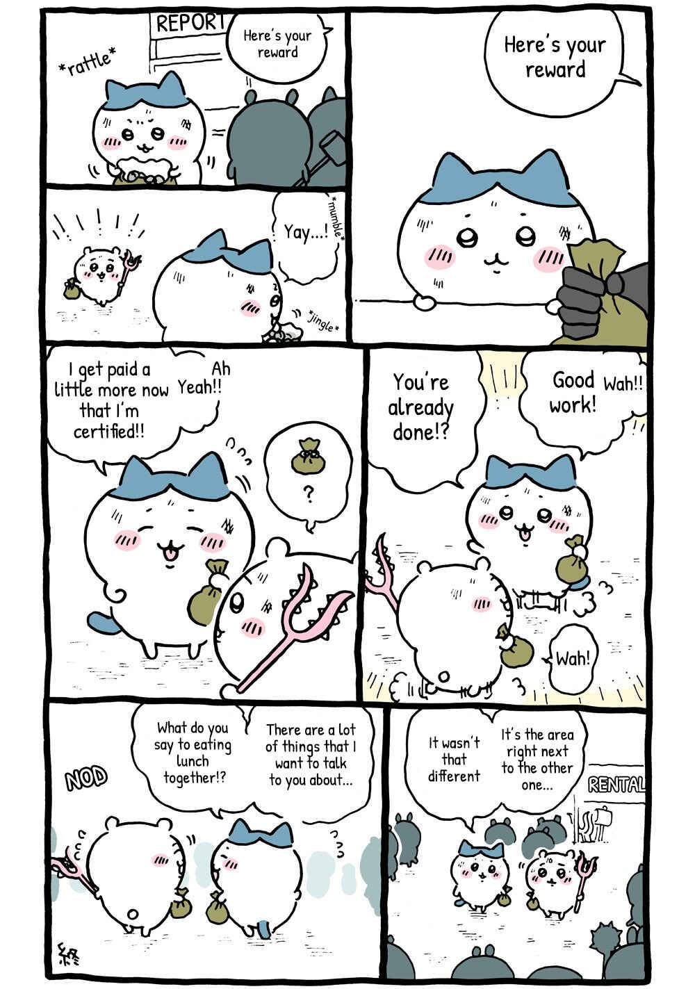 Page 1 Chapter 112 Chiikawa: Nanka Chiisakute Kawaii Yatsu (Webcomic Pages)