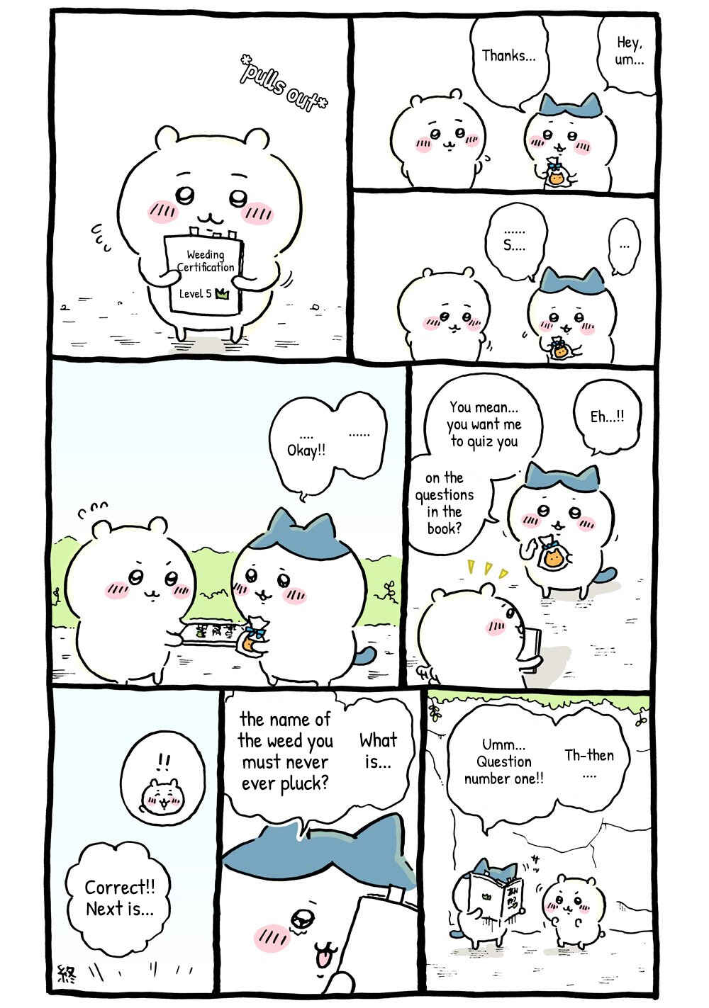 Page 1 Chapter 106 Chiikawa: Nanka Chiisakute Kawaii Yatsu (Webcomic Pages)