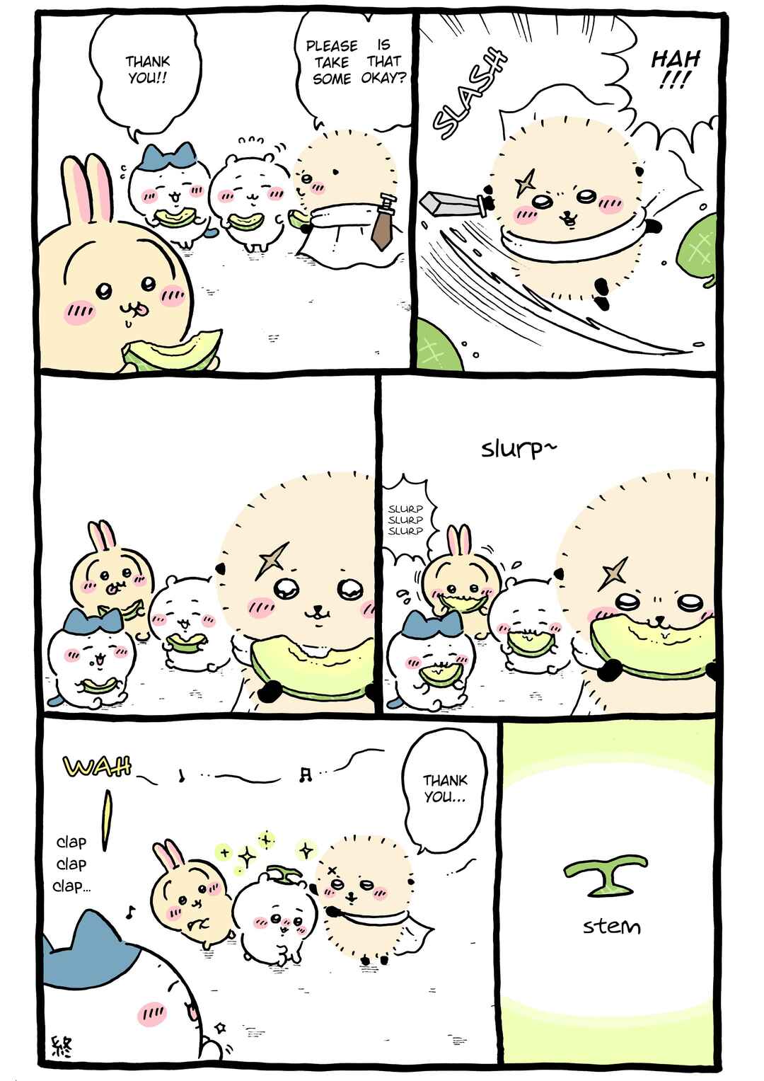 Page 1 Chapter 838 Chiikawa: Nanka Chiisakute Kawaii Yatsu (Webcomic Pages)