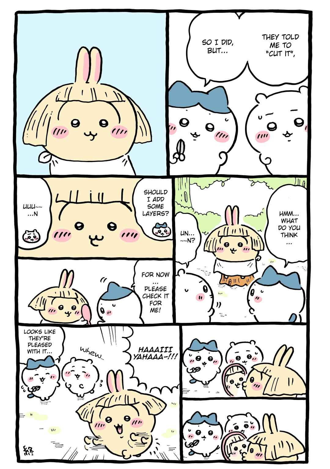 Page 1 Chapter 1115 Chiikawa: Nanka Chiisakute Kawaii Yatsu (Webcomic Pages)