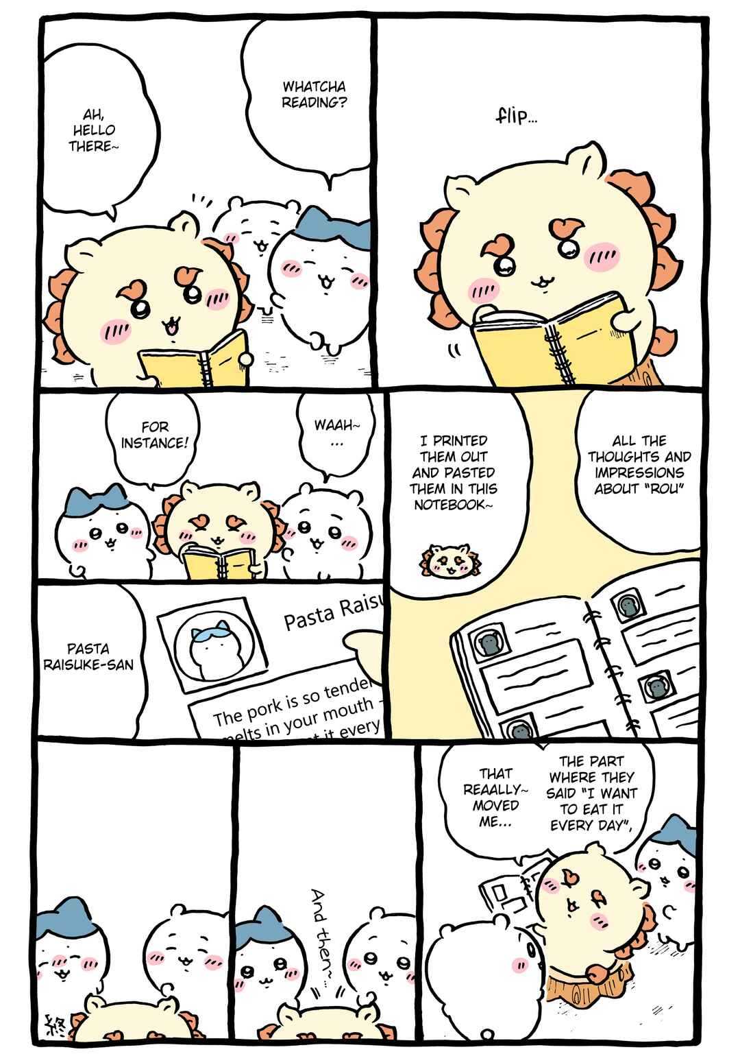 Page 1 Chapter 1091 Chiikawa: Nanka Chiisakute Kawaii Yatsu (Webcomic Pages)