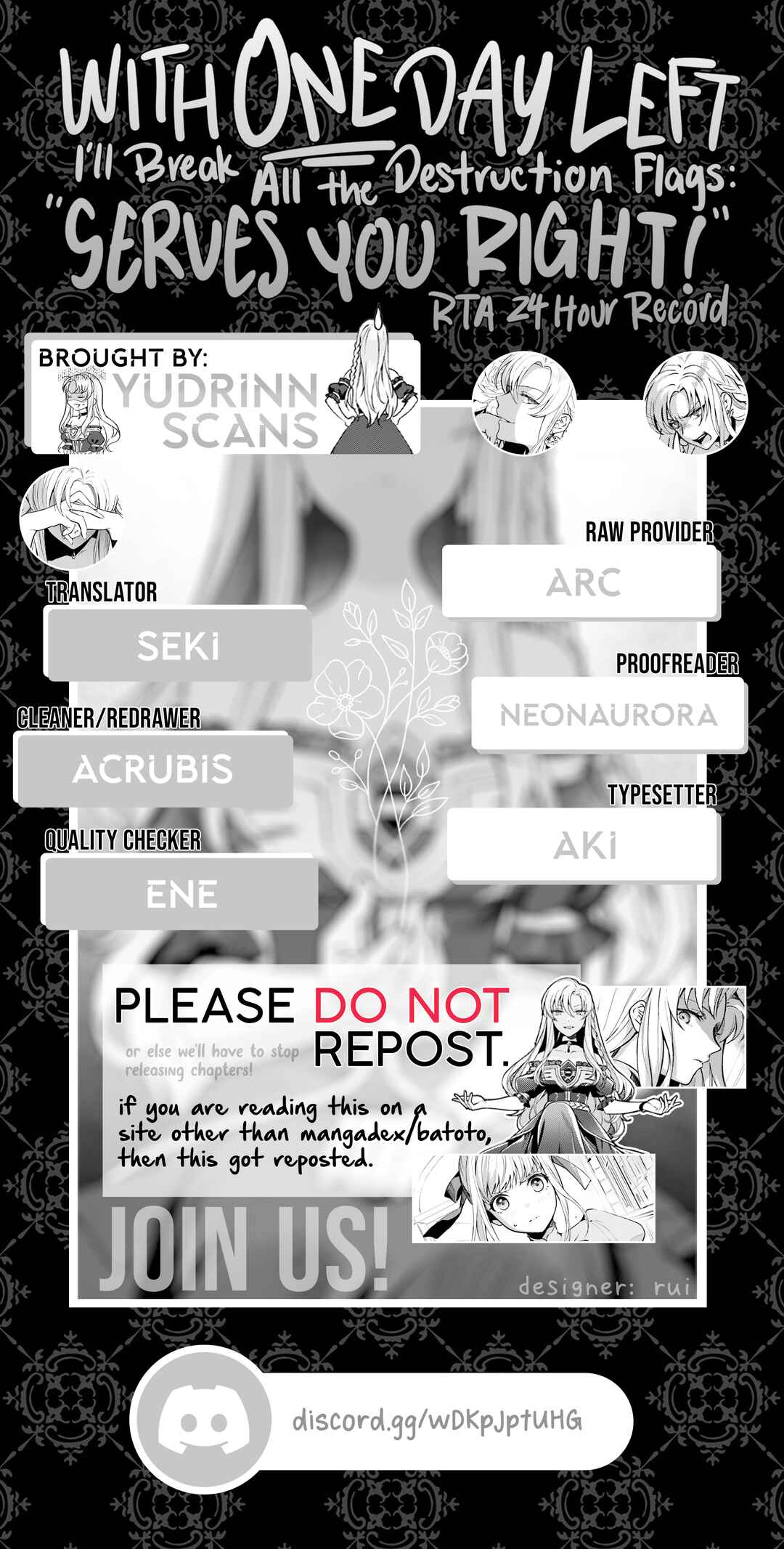 Page 1 Chapter 4 Nokori Ichinichi de Hametsu Flag Zenbu Heshiorimasu: Zamaa RTA Kiroku 24Hr