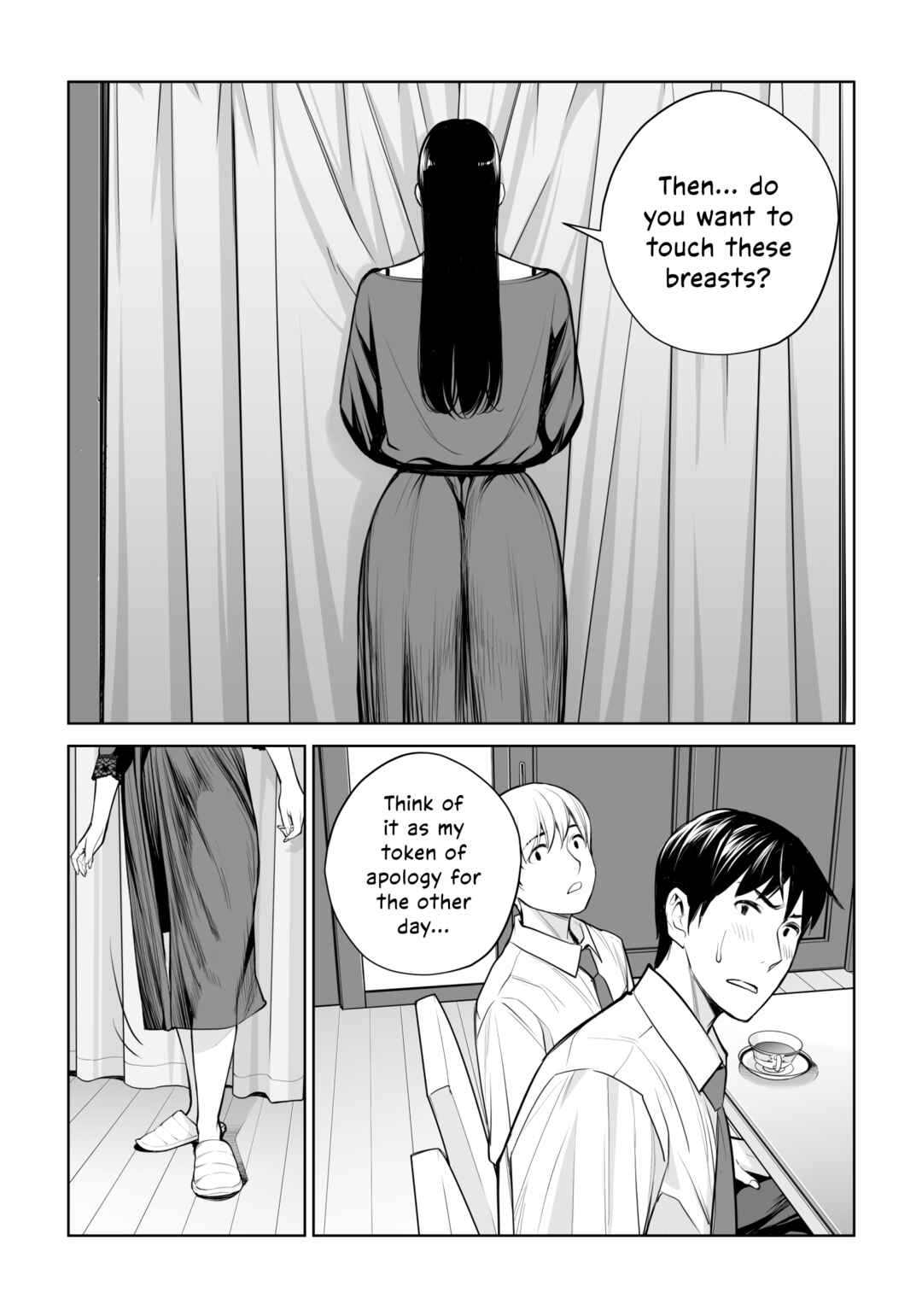 Page 30 Chapter Unknown_998a Kurokami Onna no Fudeoroshi ~Himitsu no Heya de Nakadashi Sasete Ageru wa~