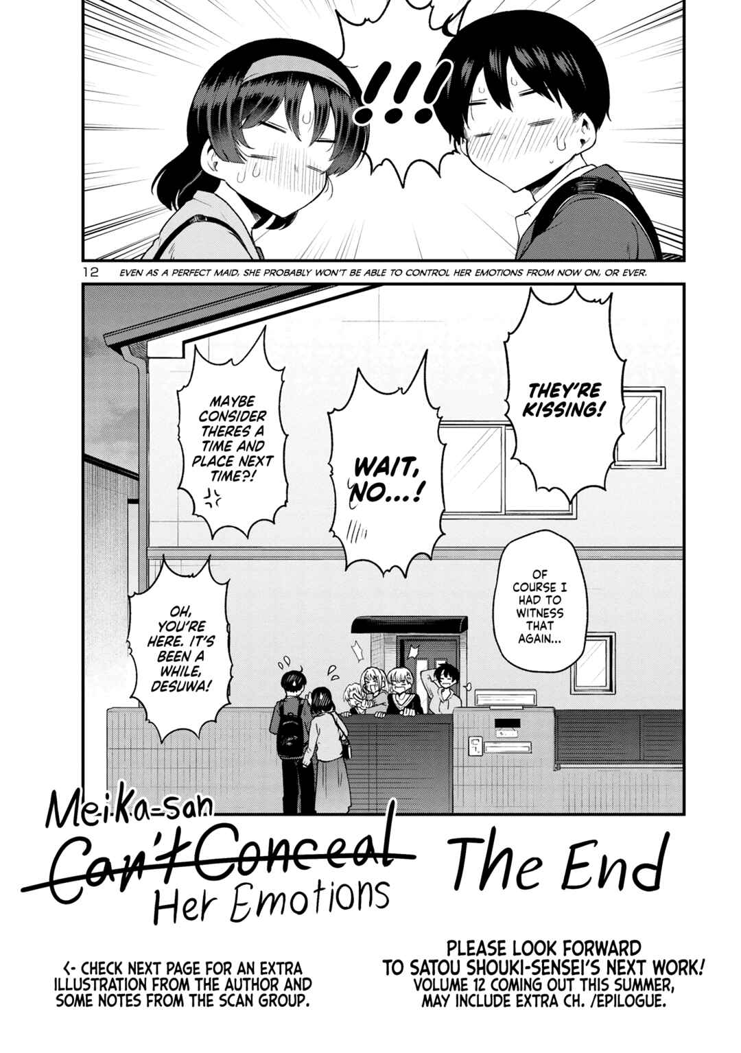 Page 12 Chapter 153 Meika-san wa Oshikorosenai