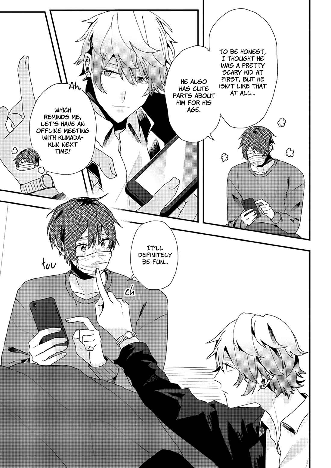 Page 11 Chapter 16 Online Game Nakama to Sashi Off shitara Shokuba no Onijoushi ga Kita