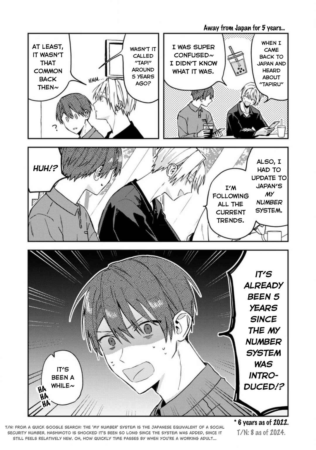 Page 4 Chapter 24.6 Online Game Nakama to Sashi Off shitara Shokuba no Onijoushi ga Kita
