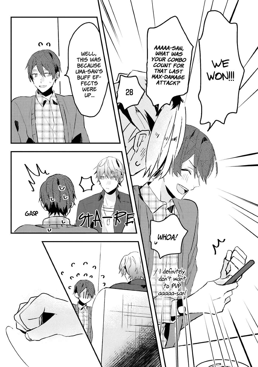 Page 13 Chapter 10 Online Game Nakama to Sashi Off shitara Shokuba no Onijoushi ga Kita
