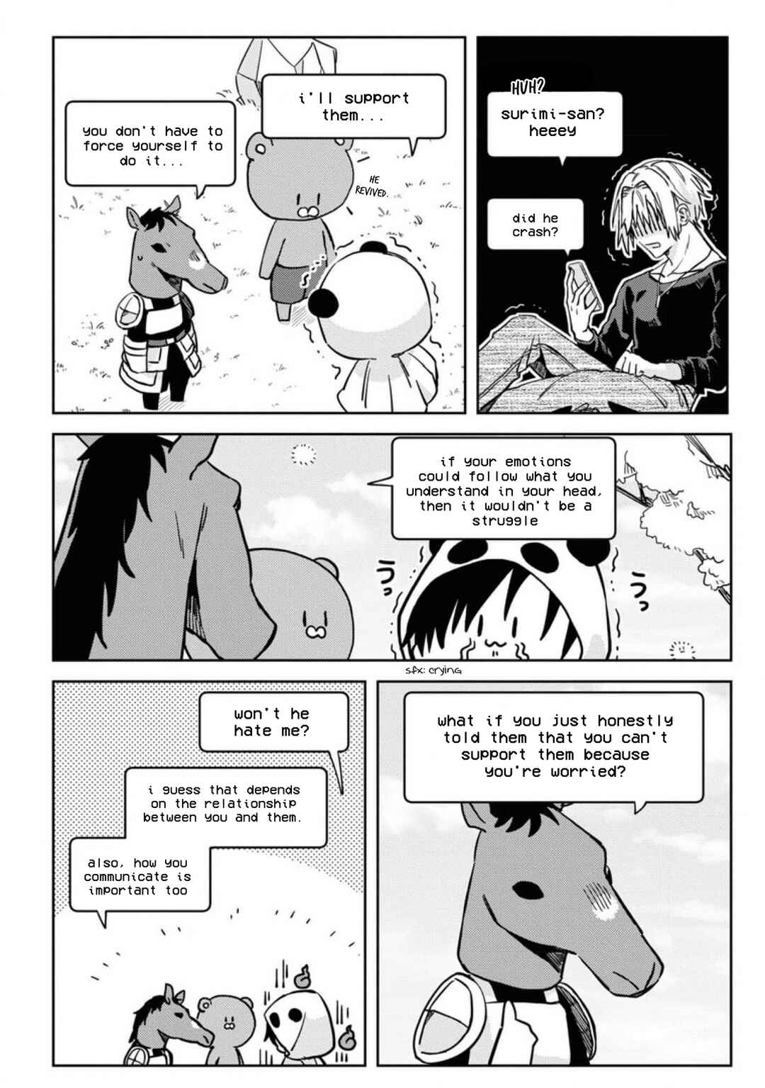 Page 12 Chapter 23 Online Game Nakama to Sashi Off shitara Shokuba no Onijoushi ga Kita