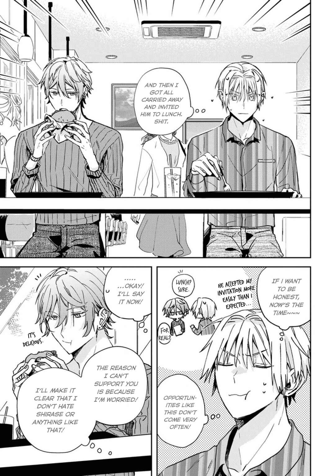 Page 15 Chapter 23 Online Game Nakama to Sashi Off shitara Shokuba no Onijoushi ga Kita