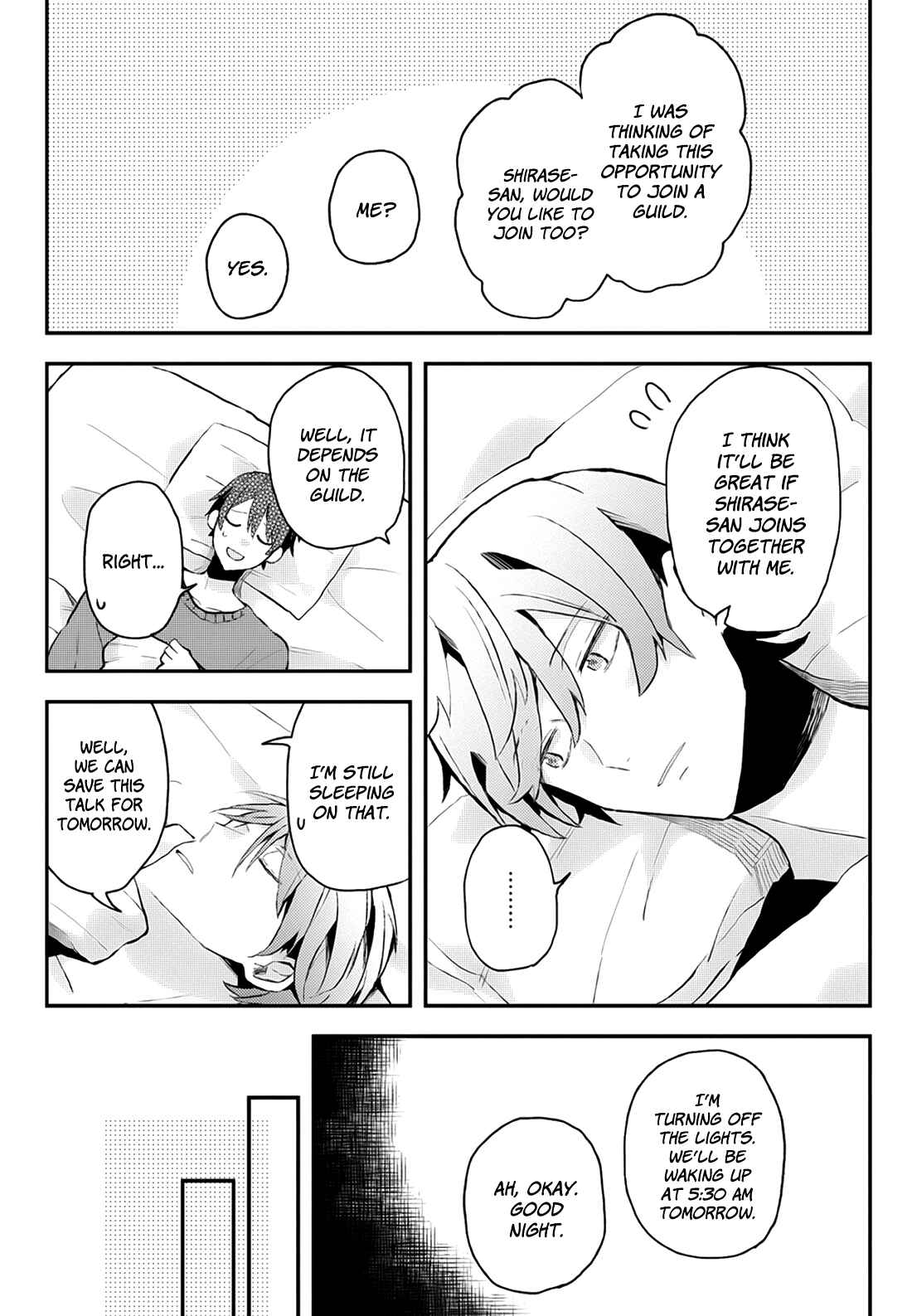 Page 12 Chapter 13 Online Game Nakama to Sashi Off shitara Shokuba no Onijoushi ga Kita