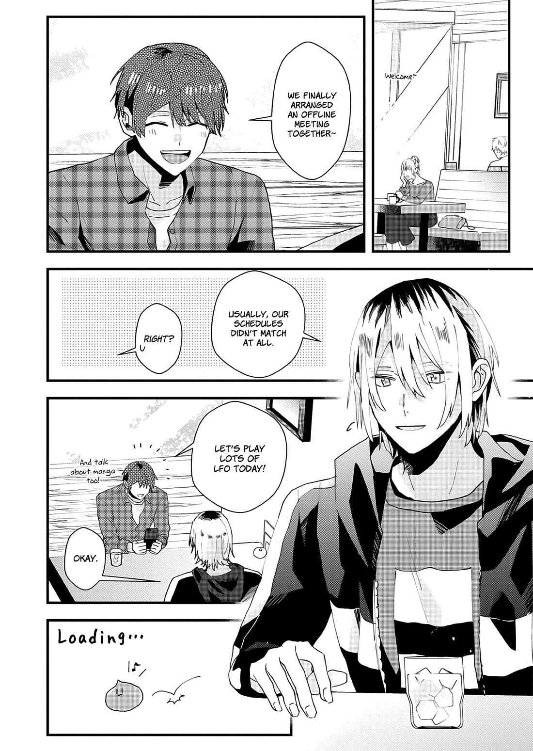 Page 10 Chapter 19.5 Online Game Nakama to Sashi Off shitara Shokuba no Onijoushi ga Kita