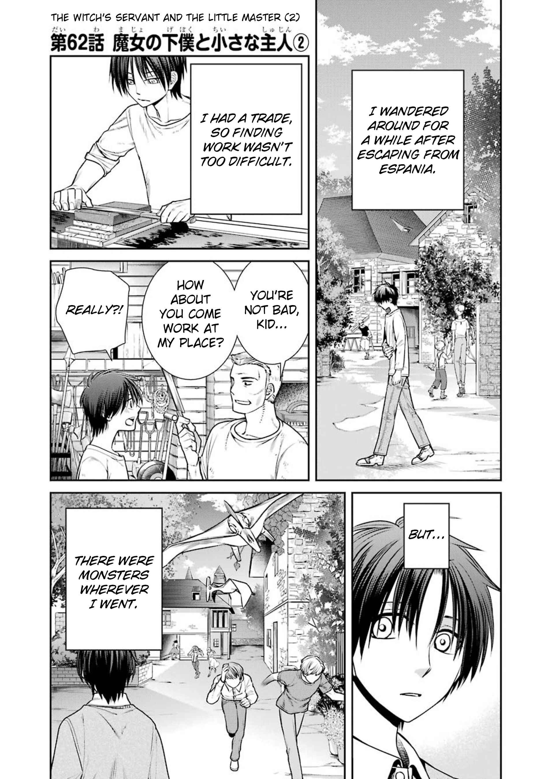 Page 1 Chapter 62 Majo no Geboku to Maou no Tsuno