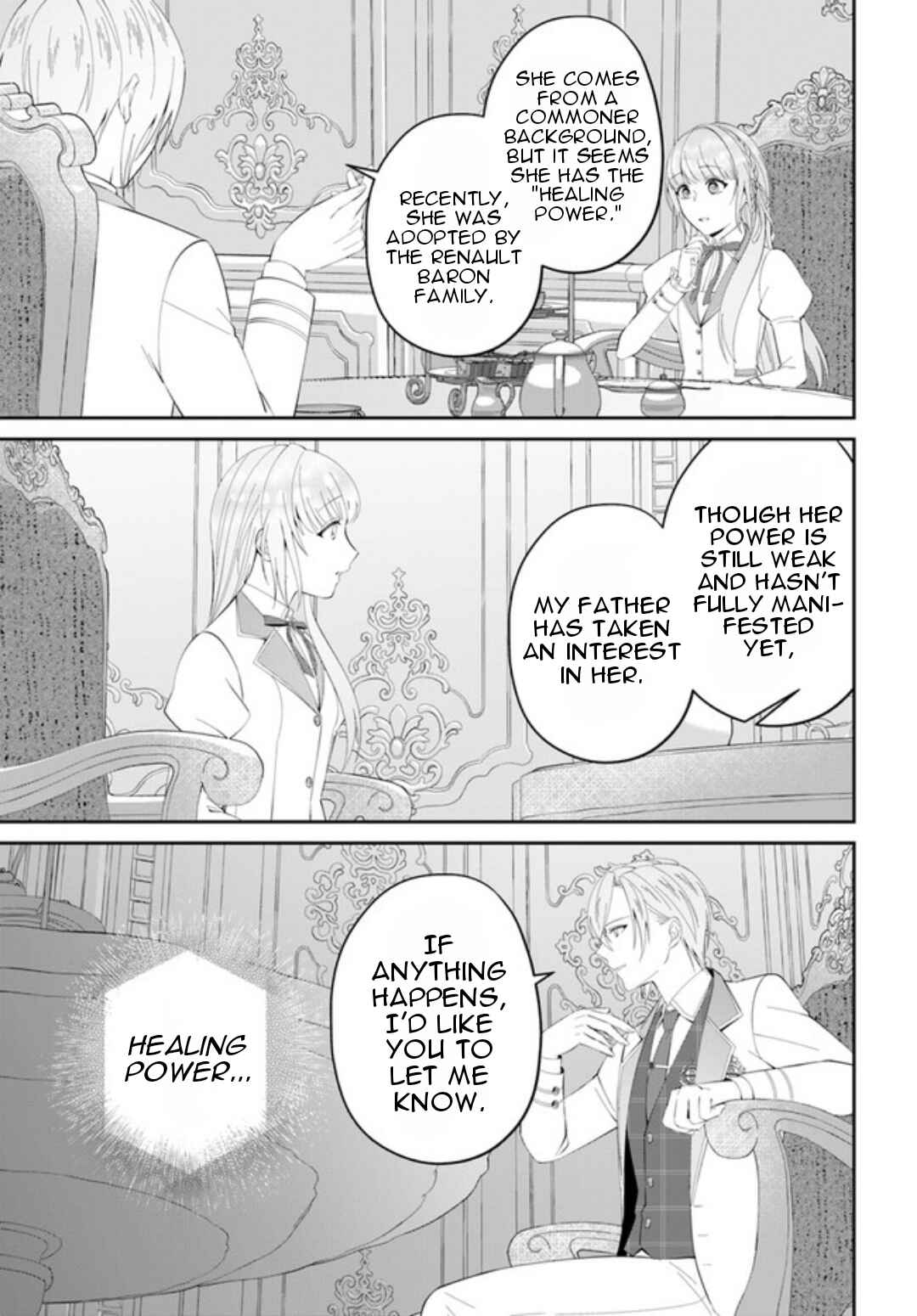 Page 9 Chapter 4 Watashi no Ue ni Ukabu Akuyaki Reijou (Hametsu suru) tte Nandeshou ka?