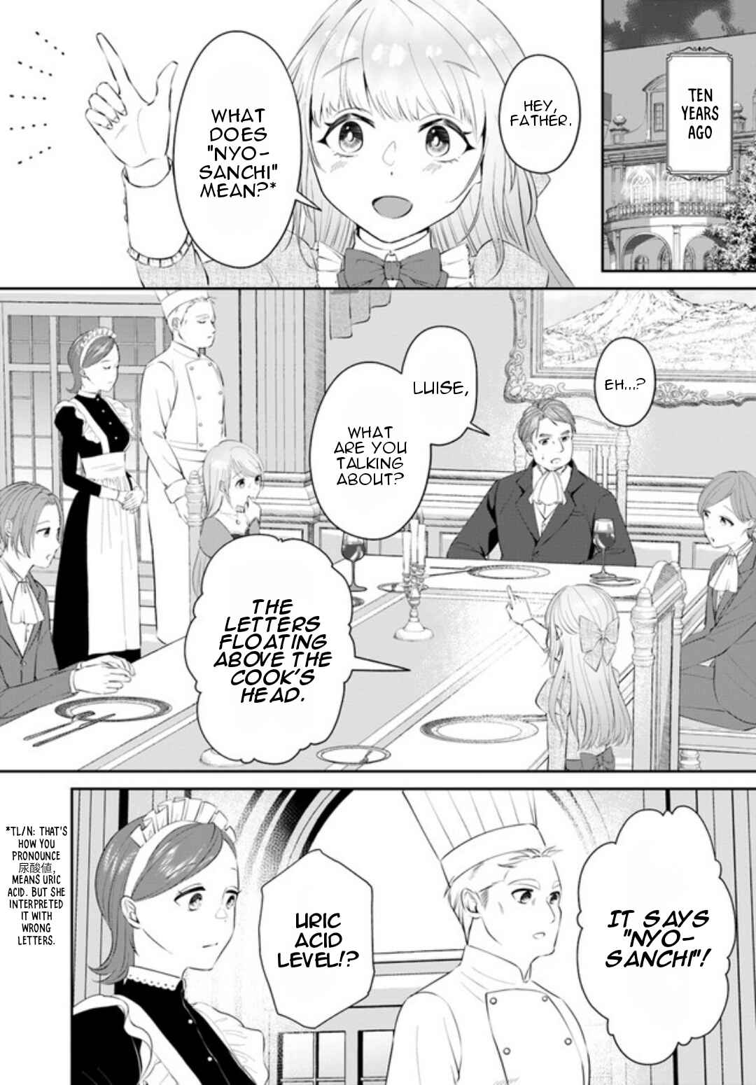Page 6 Chapter 1.1 Watashi no Ue ni Ukabu Akuyaki Reijou (Hametsu suru) tte Nandeshou ka?
