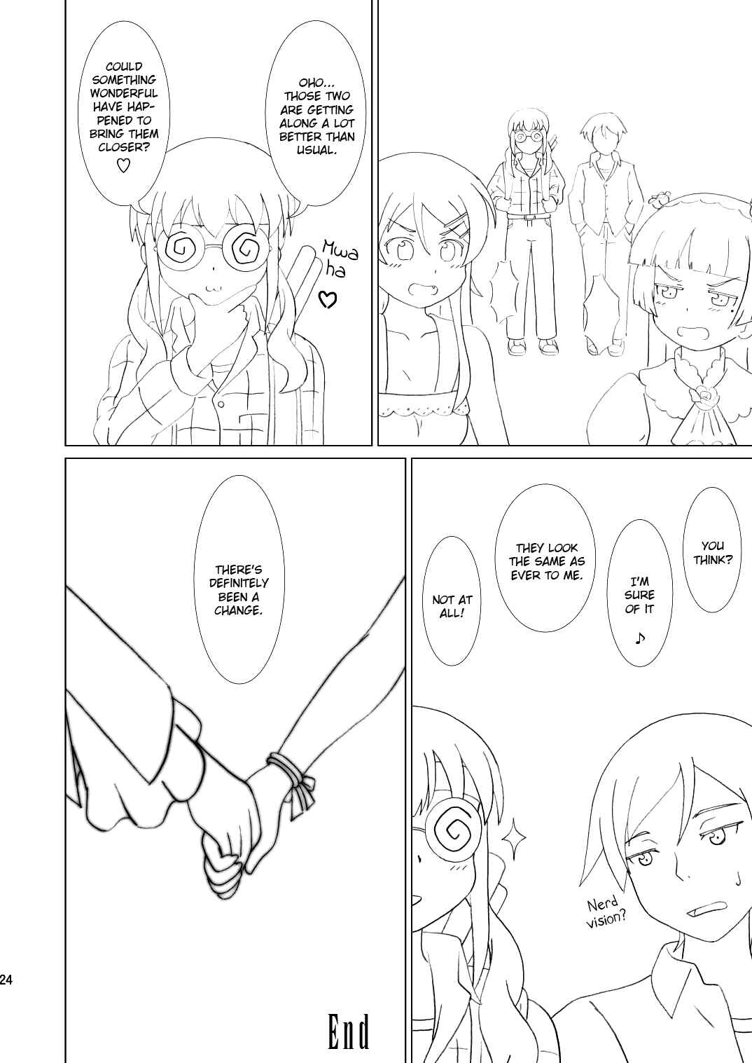 Page 23 Chapter 1 Ore no Imouto ga Konna ni Kawaii Wake ga Nai - Kuroneko ga Atashi no Imouto! (Doujinshi)