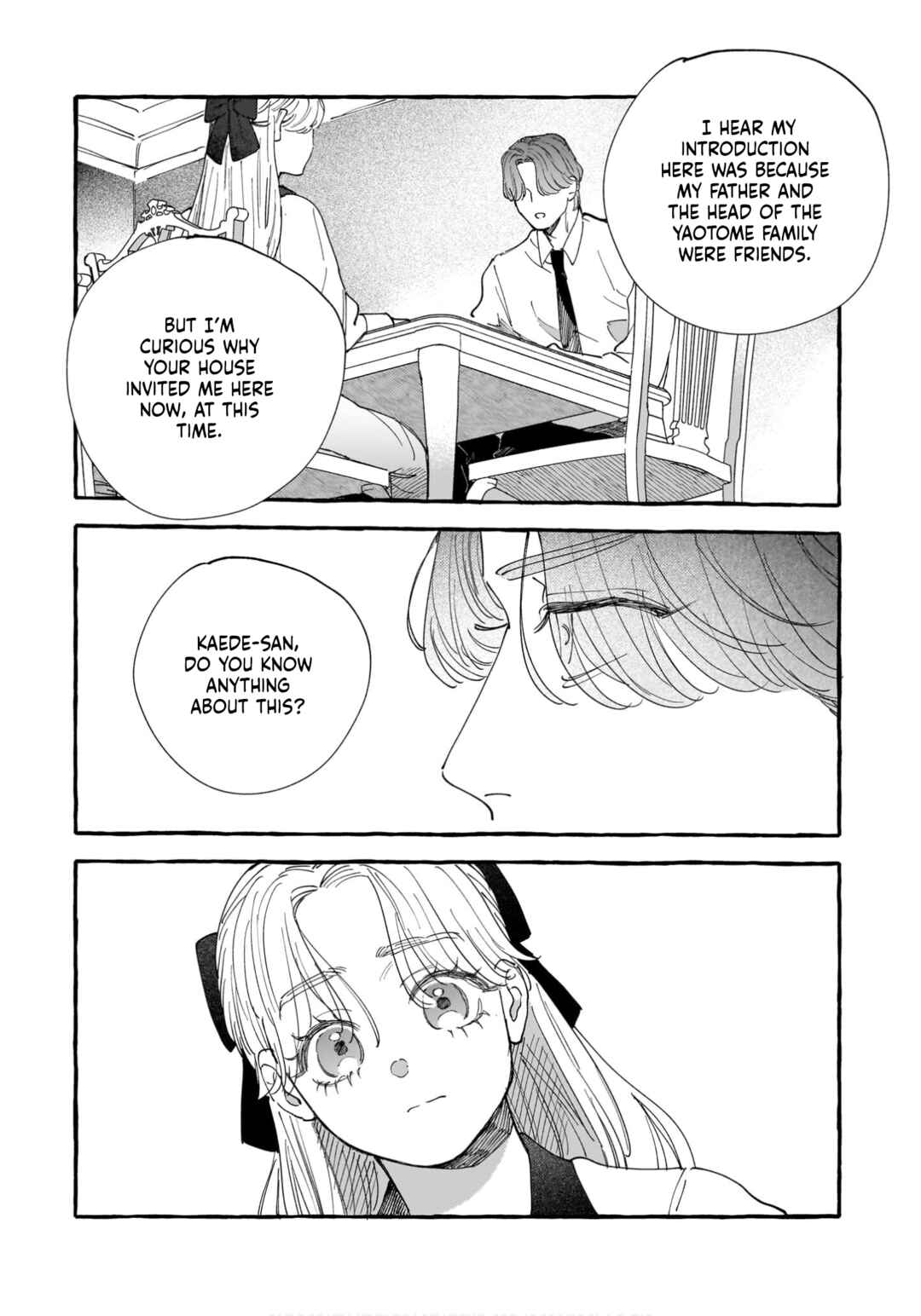 Page 12 Chapter 3 Koi Hajime wa Ochi Yuku Tsubaki no Shita de