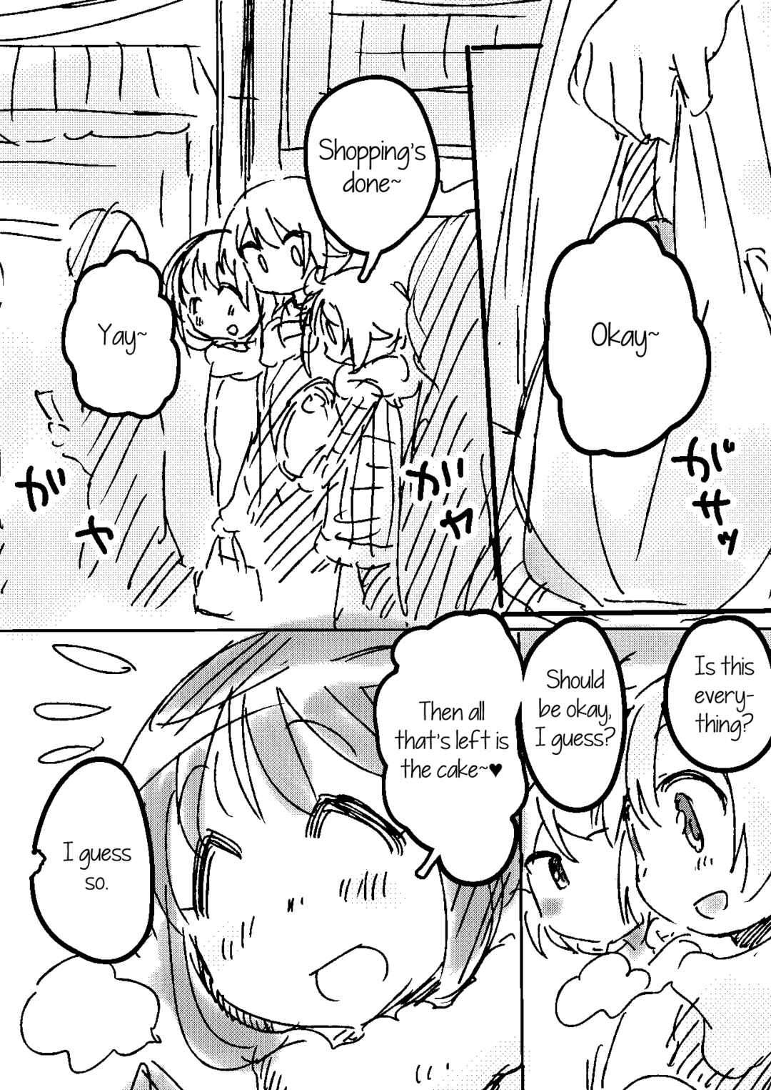 Page 2 Chapter Unknown_34be Yuyushiki - The Three Buying Christmas Cake (Doujinshi)