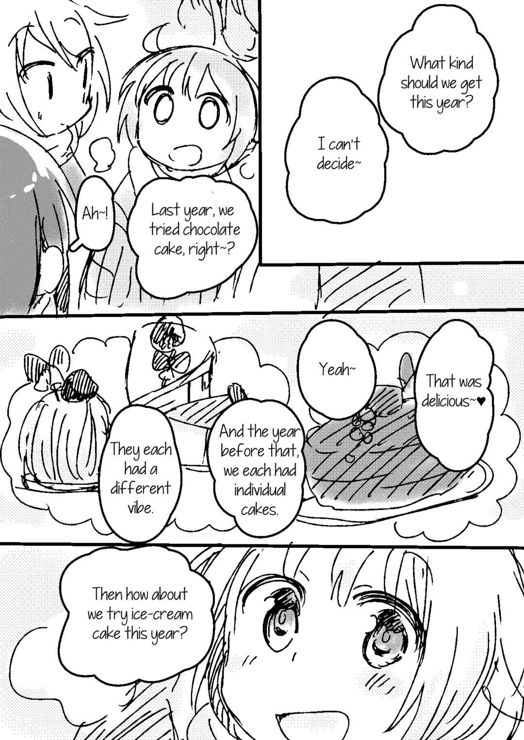 Page 3 Chapter Unknown_34be Yuyushiki - The Three Buying Christmas Cake (Doujinshi)