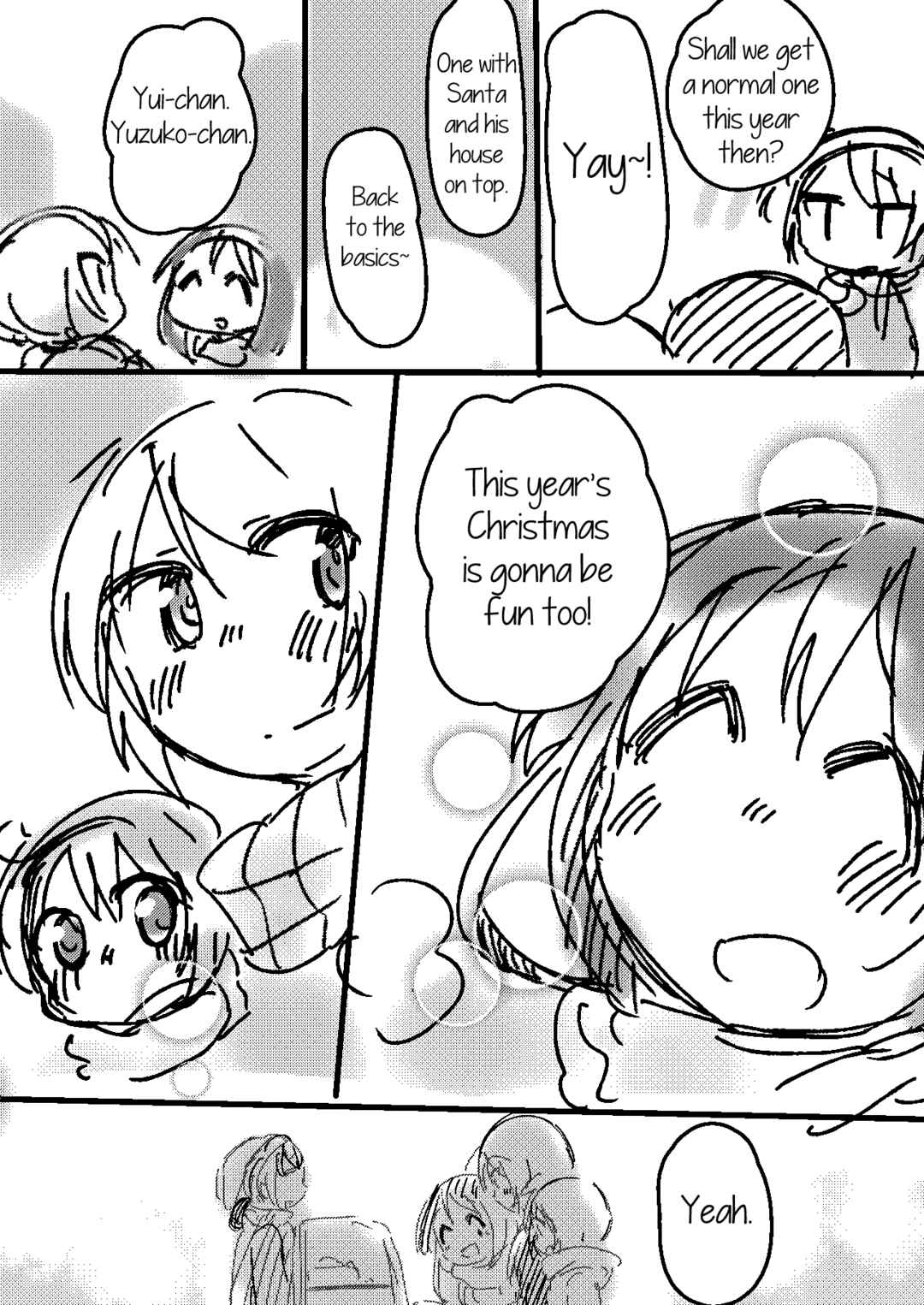 Page 6 Chapter Unknown_34be Yuyushiki - The Three Buying Christmas Cake (Doujinshi)
