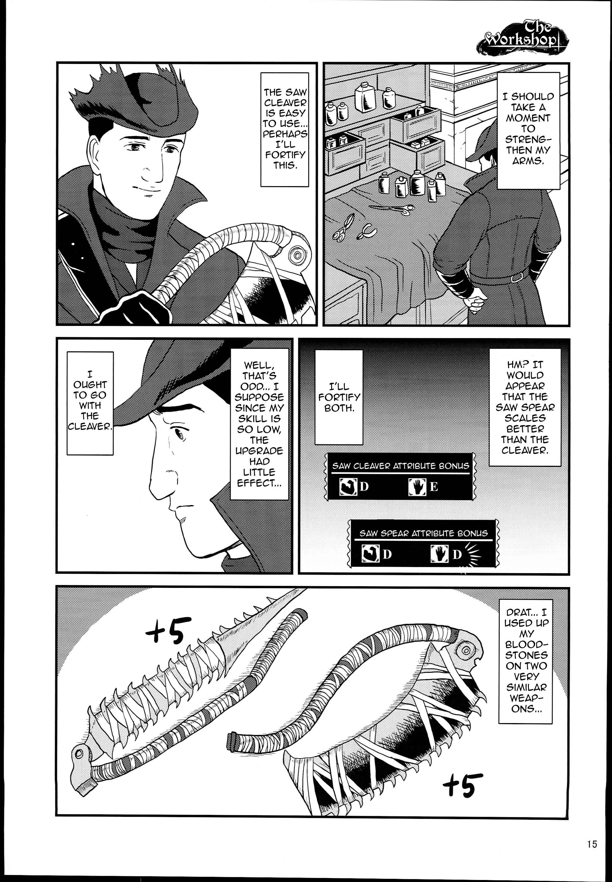Page 15 Chapter Unknown_60e3 Bloodborne - The Solitary Bloodborne (Doujinshi)