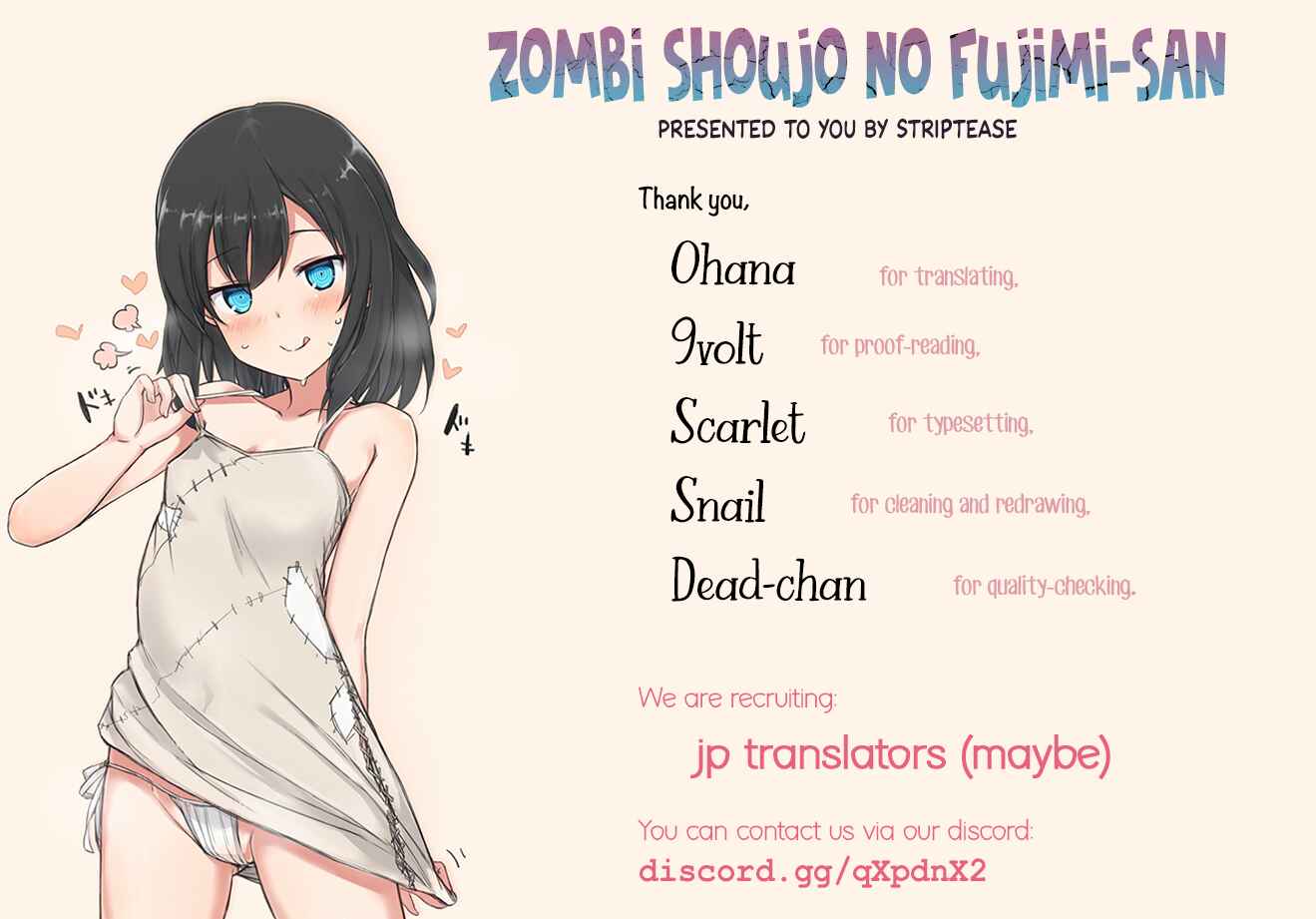 Page 1 Chapter 2 Zombi Shoujo no Fujimi-san