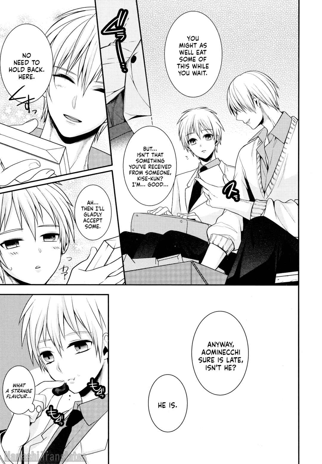 Page 11 Chapter Unknown_549a Kuroko no Basket - Chocolate Panic  (Doujinshi)