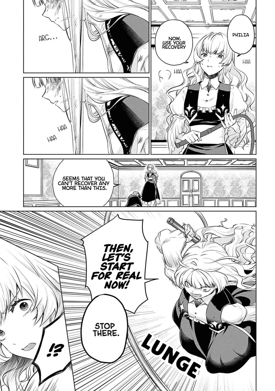 Page 28 Chapter 3 Azamukare Seijo to Shugoryuu no Konyaku