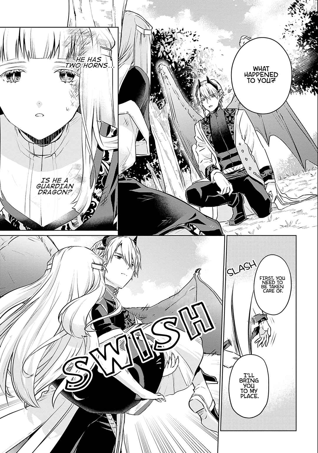 Page 2 Chapter 2 Azamukare Seijo to Shugoryuu no Konyaku